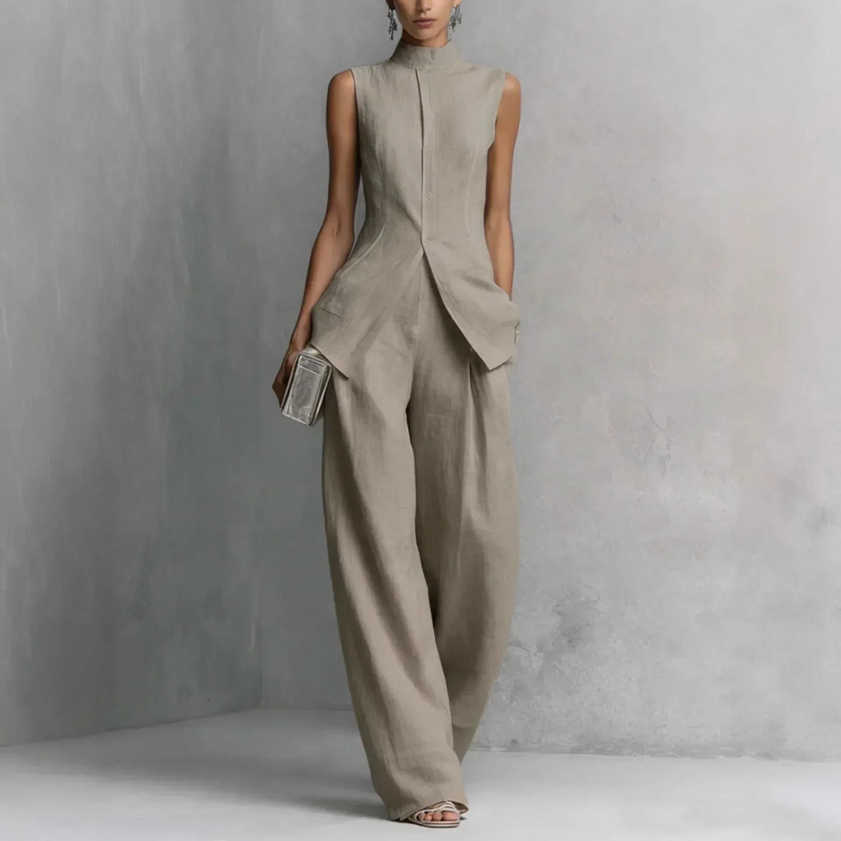 Conjunto Casual de dos Piezas Primavera/Verano