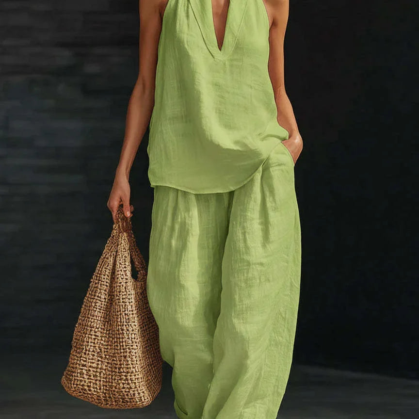 Conjunto Casual Sin Mangas