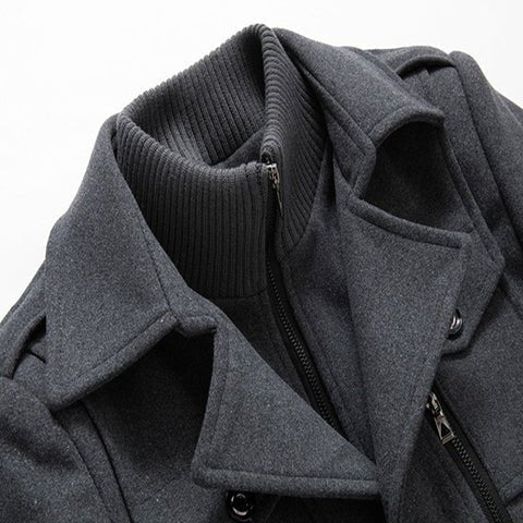 Abrigo de invierno premium con elegante confección