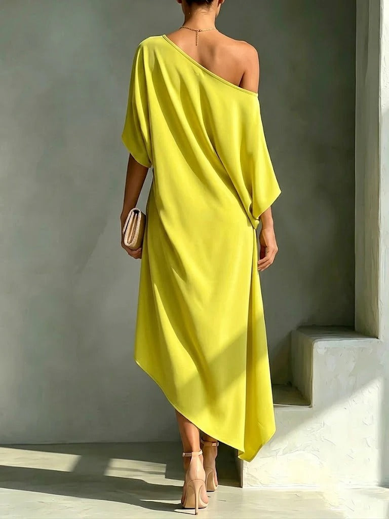 Vestido asimétrico elegante