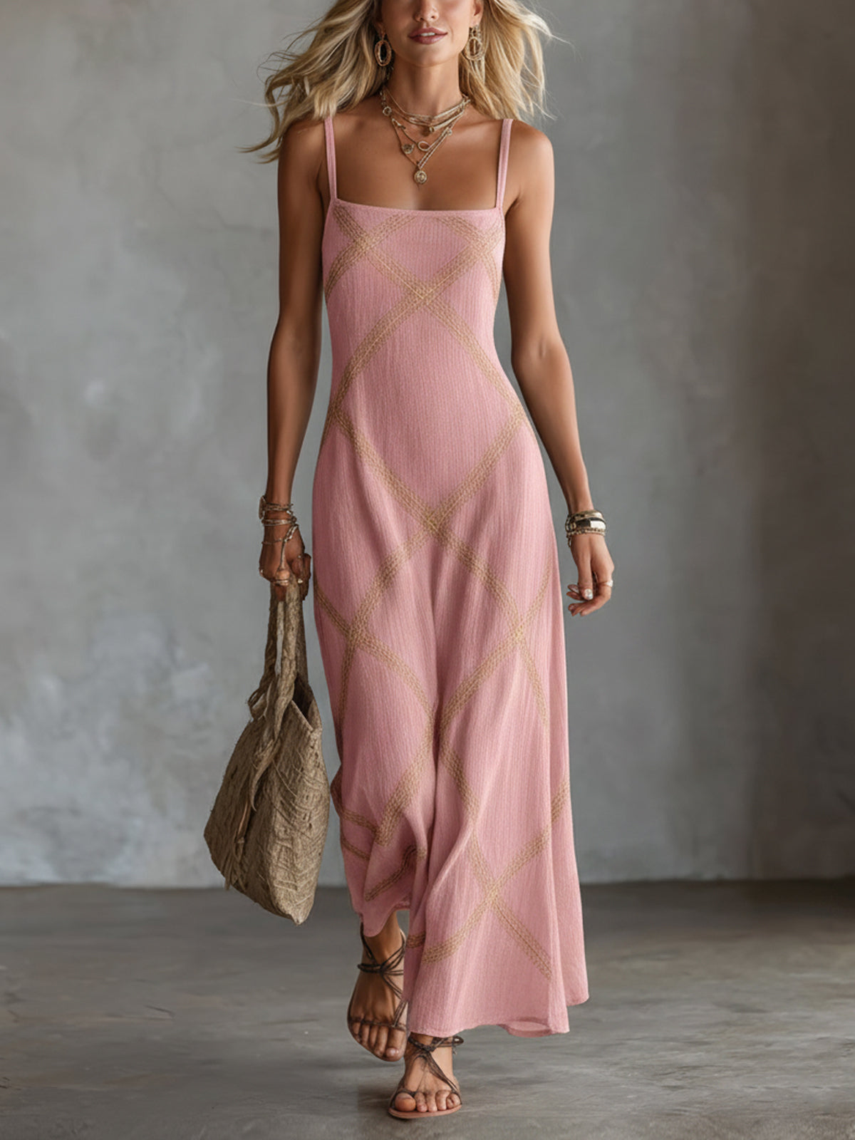 Vestido Geométrico Elegante