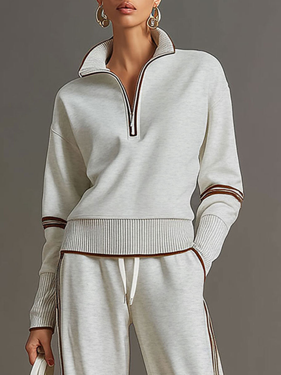 Set Elegante con Pantalón de Pierna Ancha