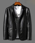 Chaqueta de cuero premium