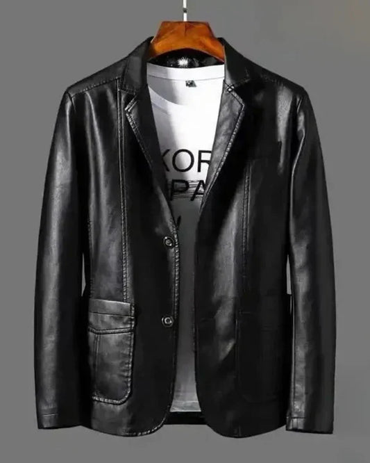 Chaqueta de cuero premium