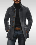 Chaqueta de algodón acanalado