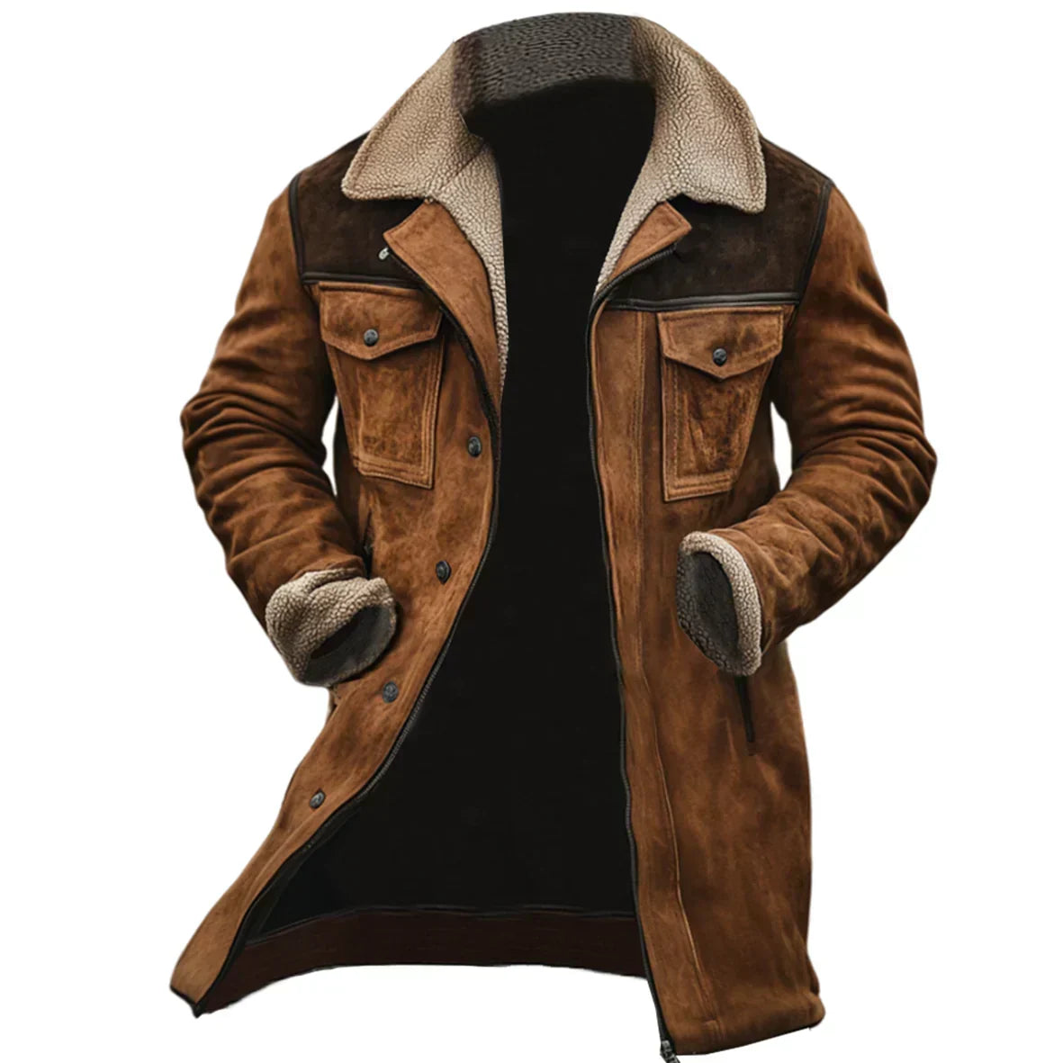Chaqueta de Ante Vintage en Piel Premium