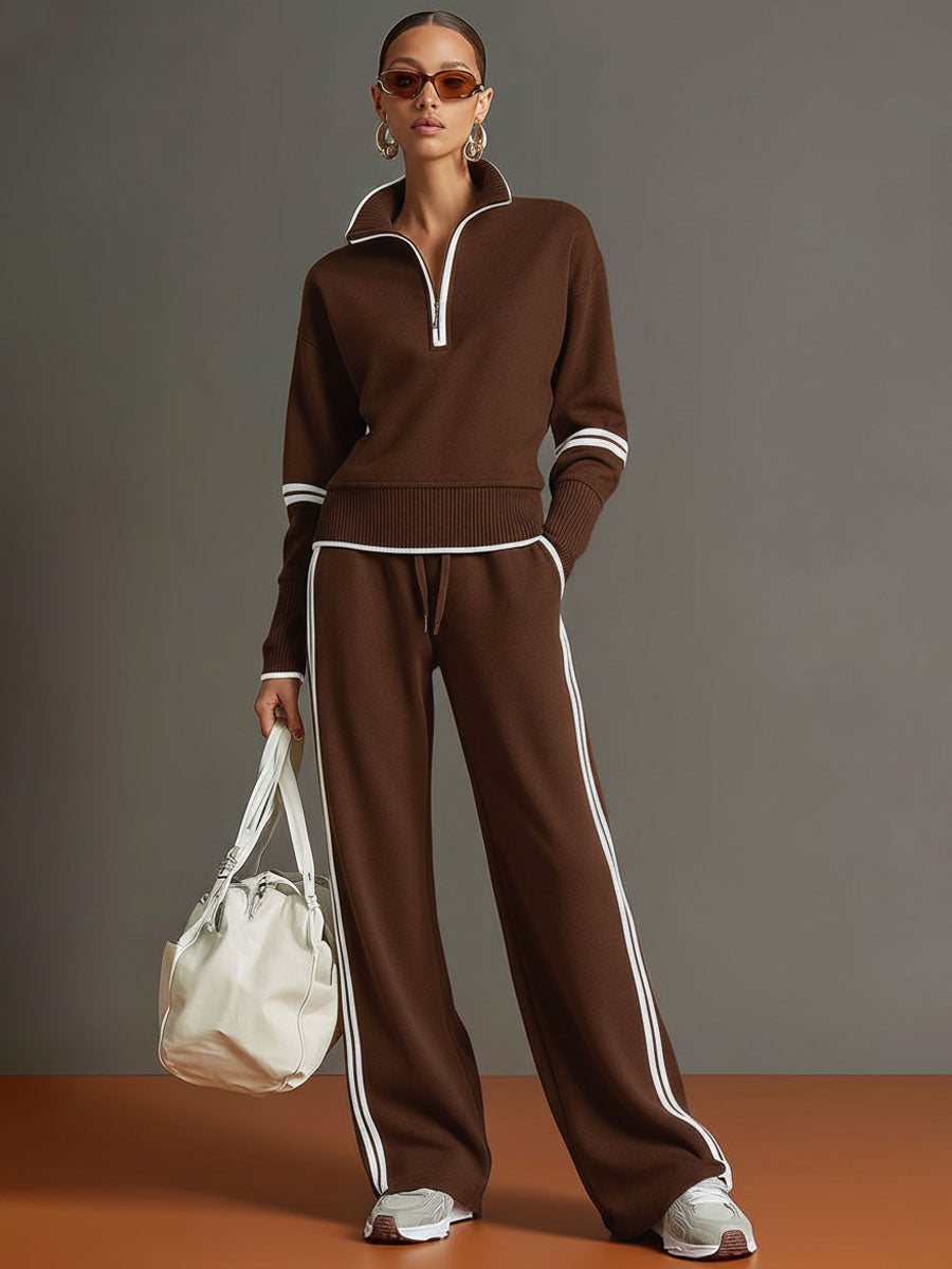 Set Elegante con Pantalón de Pierna Ancha