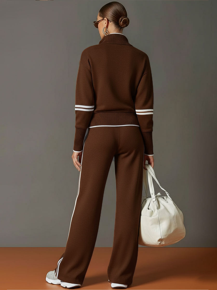 Set Elegante con Pantalón de Pierna Ancha