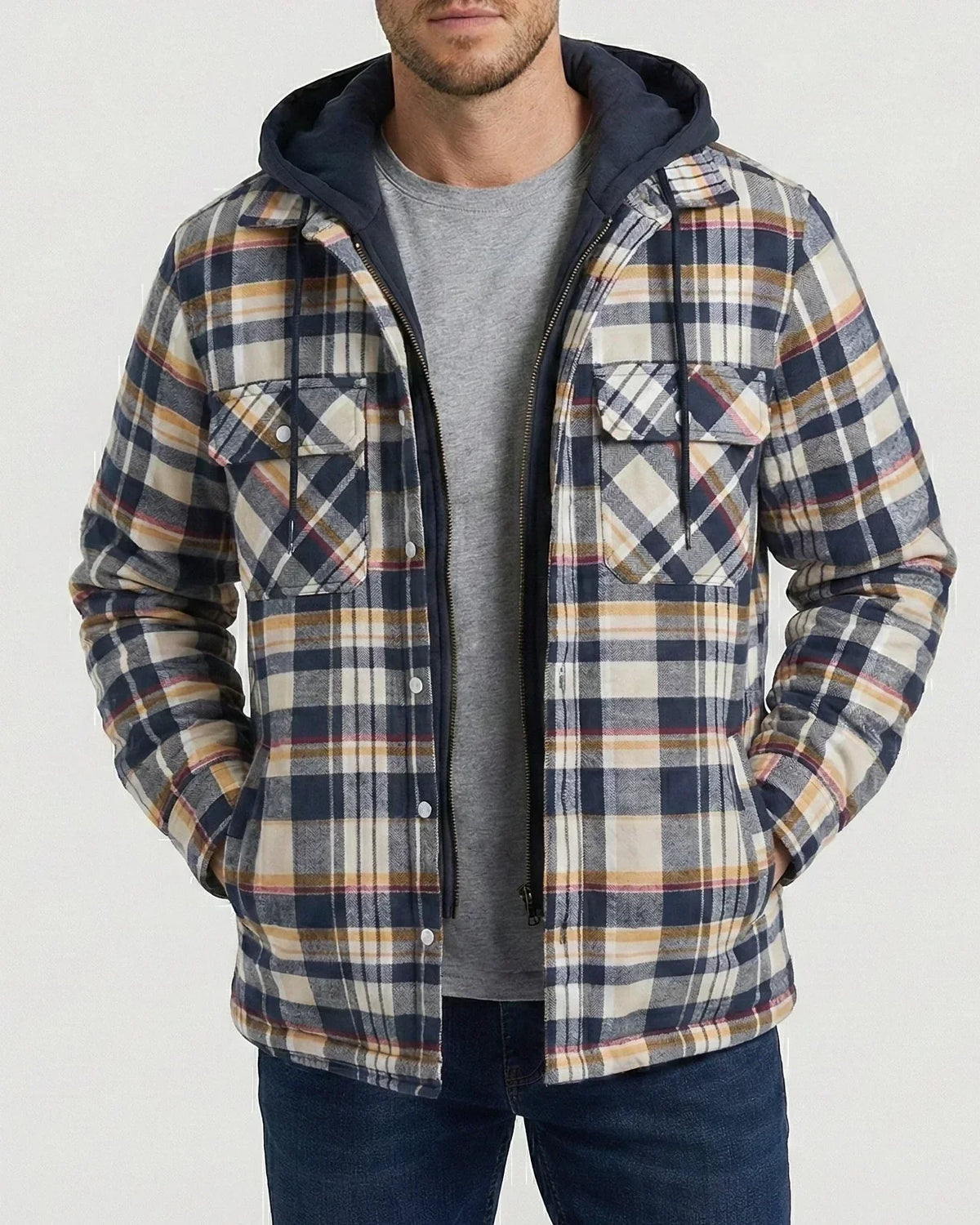 Chaqueta Ultra-Cálida Con Capucha