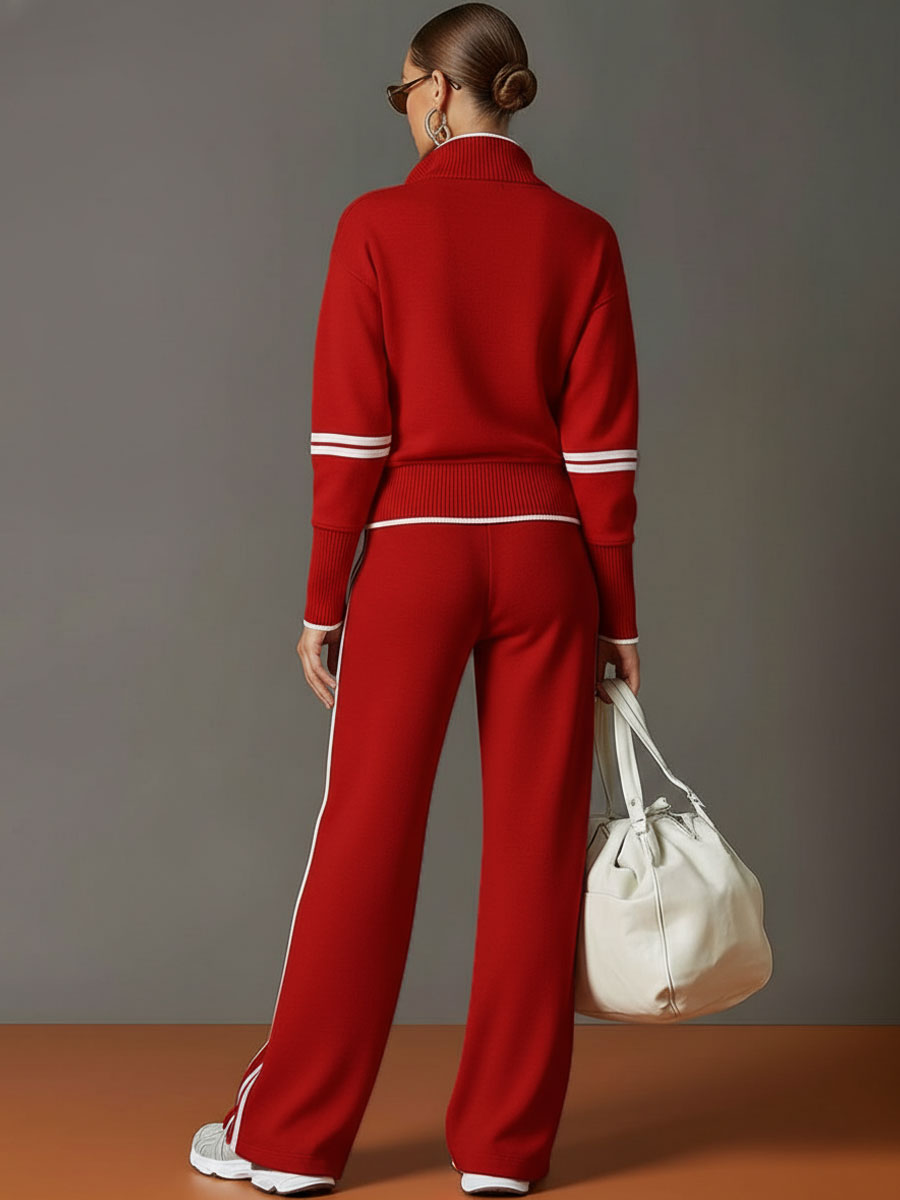 Set Elegante con Pantalón de Pierna Ancha