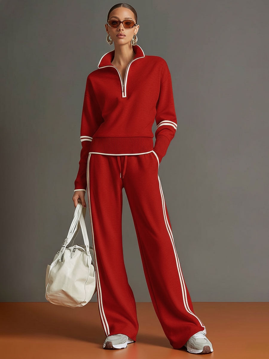 Set Elegante con Pantalón de Pierna Ancha