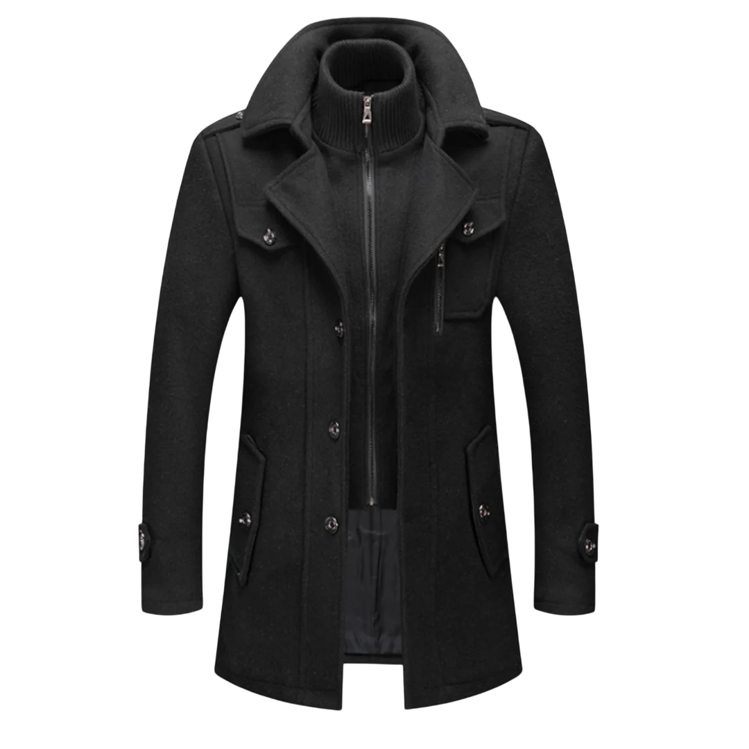Abrigo de invierno premium con elegante confección
