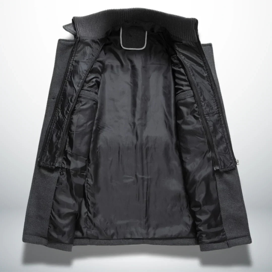 Abrigo de invierno premium con elegante confección