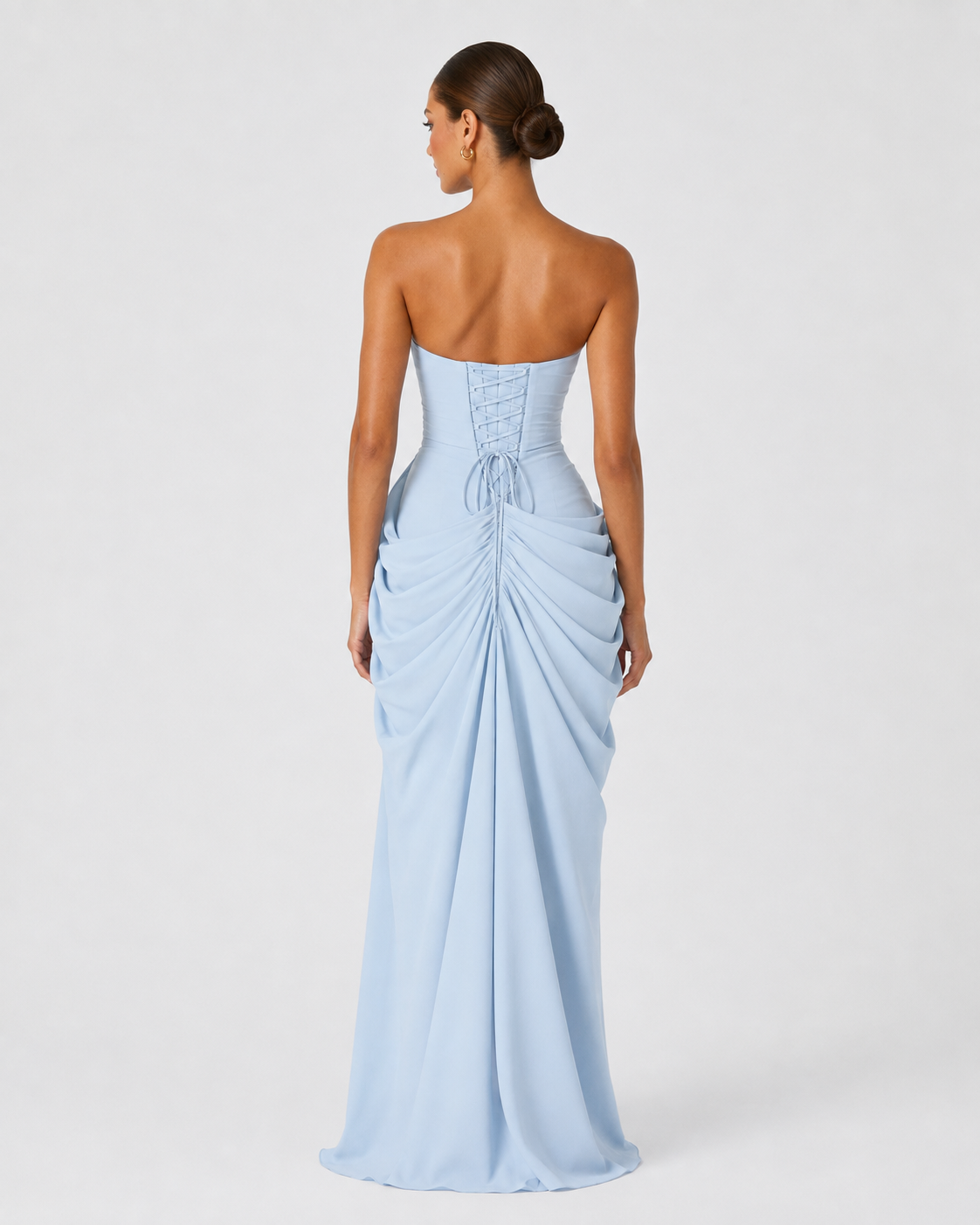 Vestido Largo de Corte Elegante
