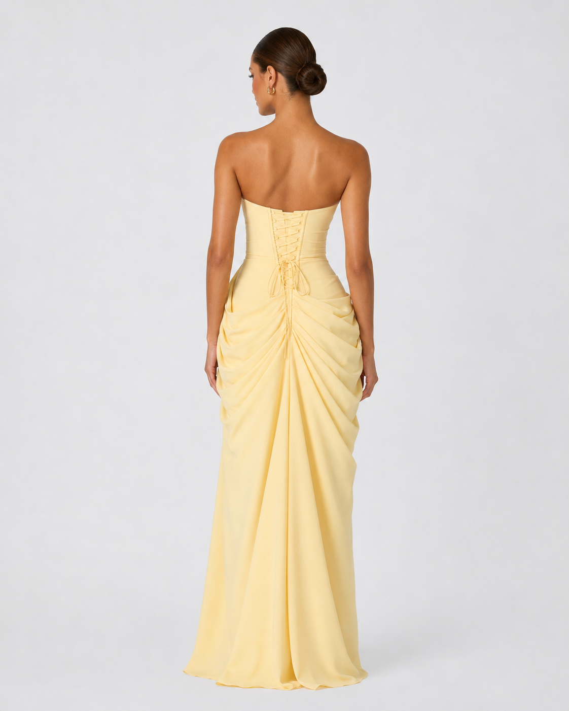 Vestido Largo de Corte Elegante