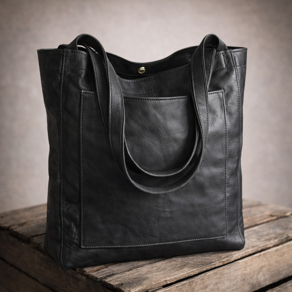 Bolso de piel moderno y elegante
