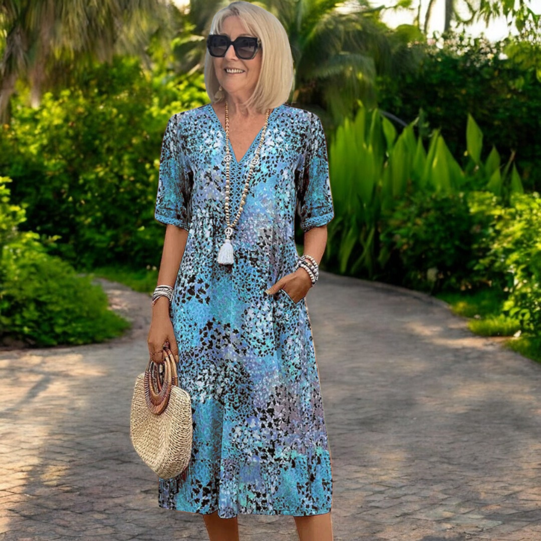 Vestido Fluido Ligero con Efecto Favorecedor