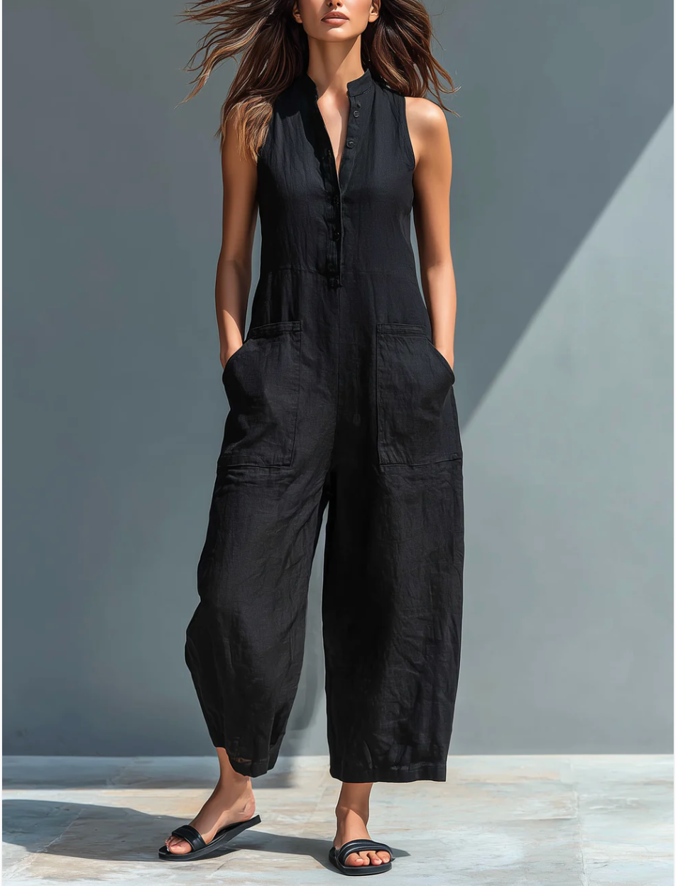 Mono Minimalista sin Mangas Elegante