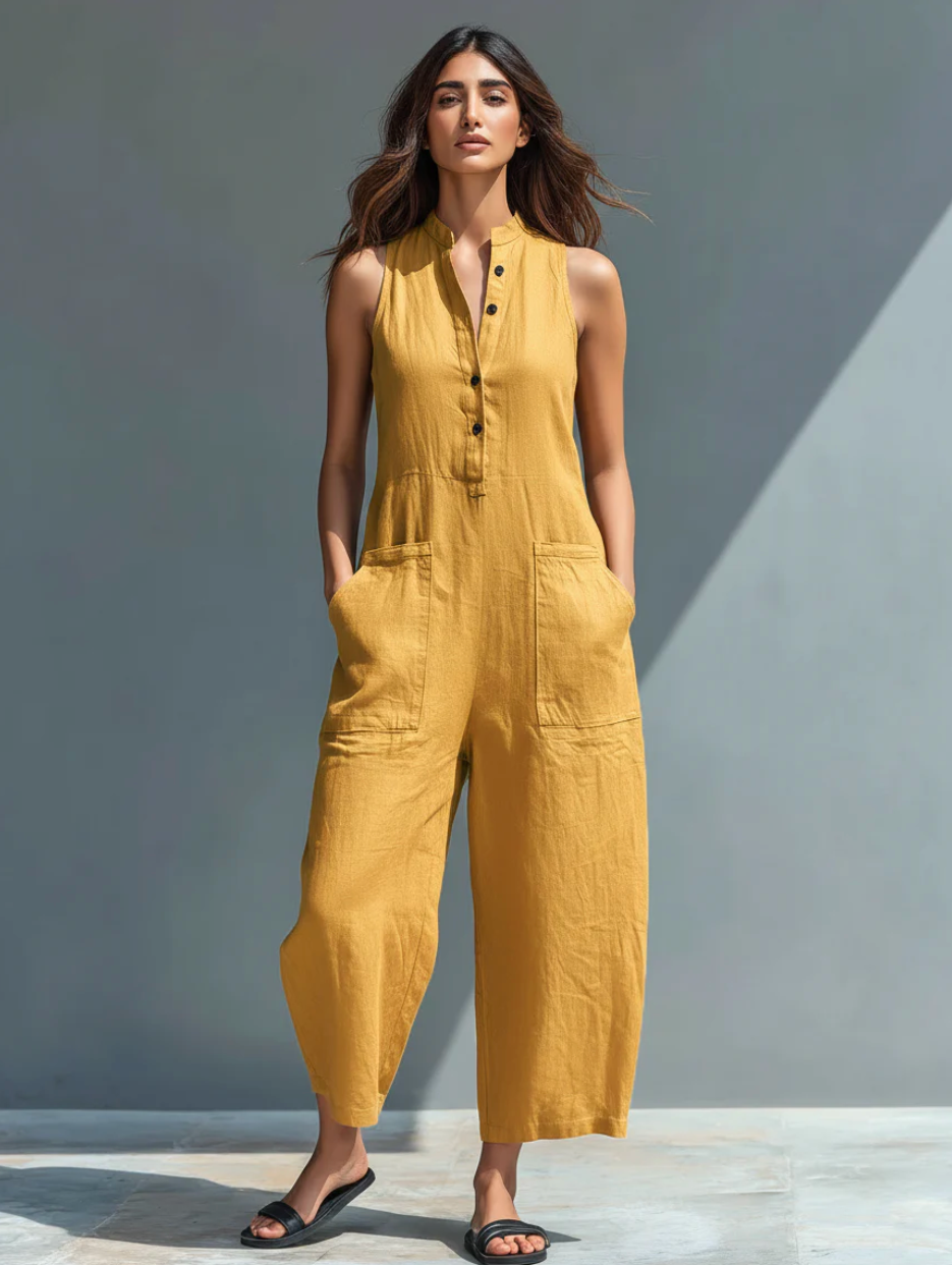 Mono Minimalista sin Mangas Elegante