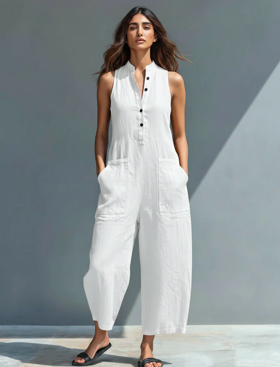 Mono Minimalista sin Mangas Elegante
