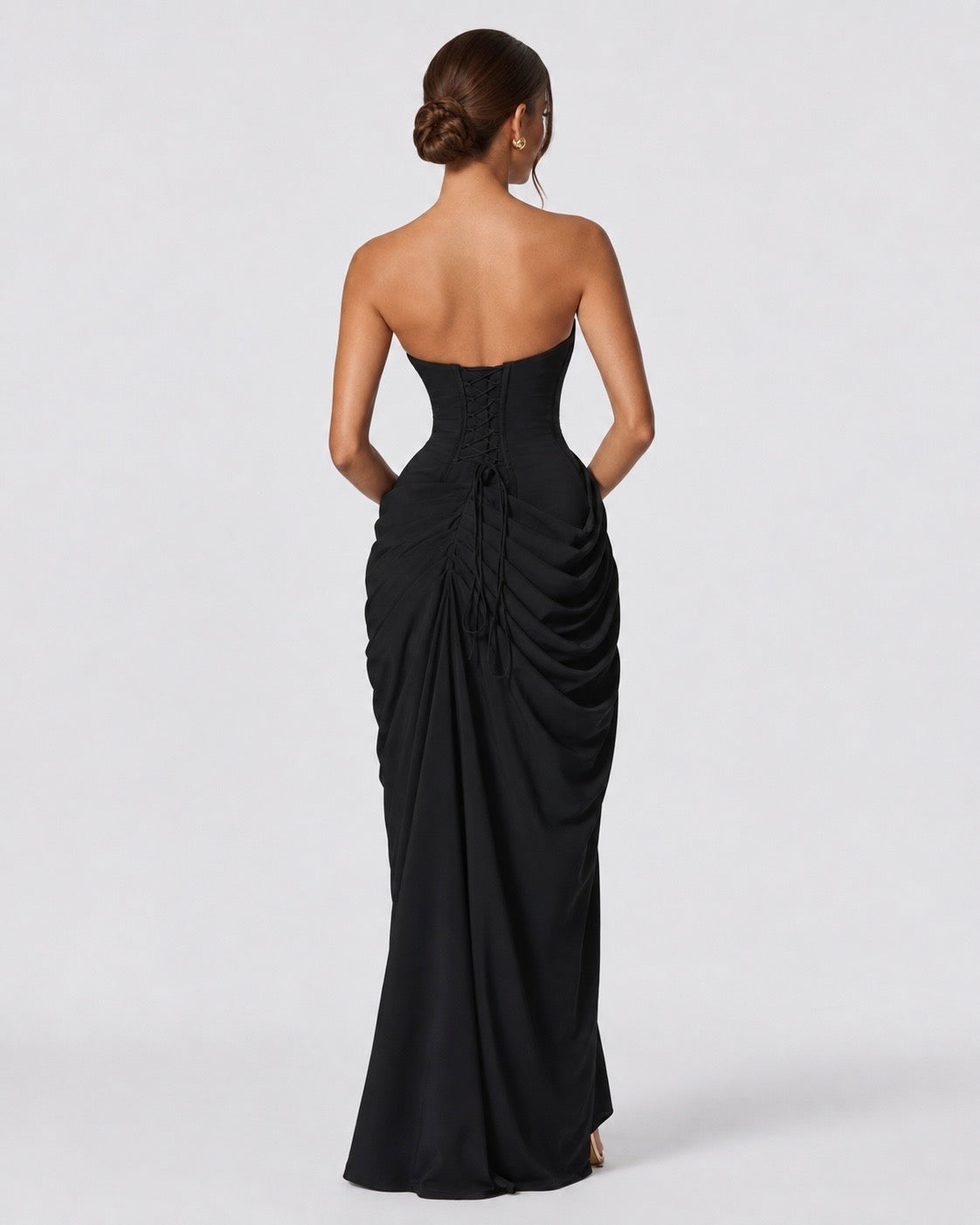 Vestido Largo de Corte Elegante