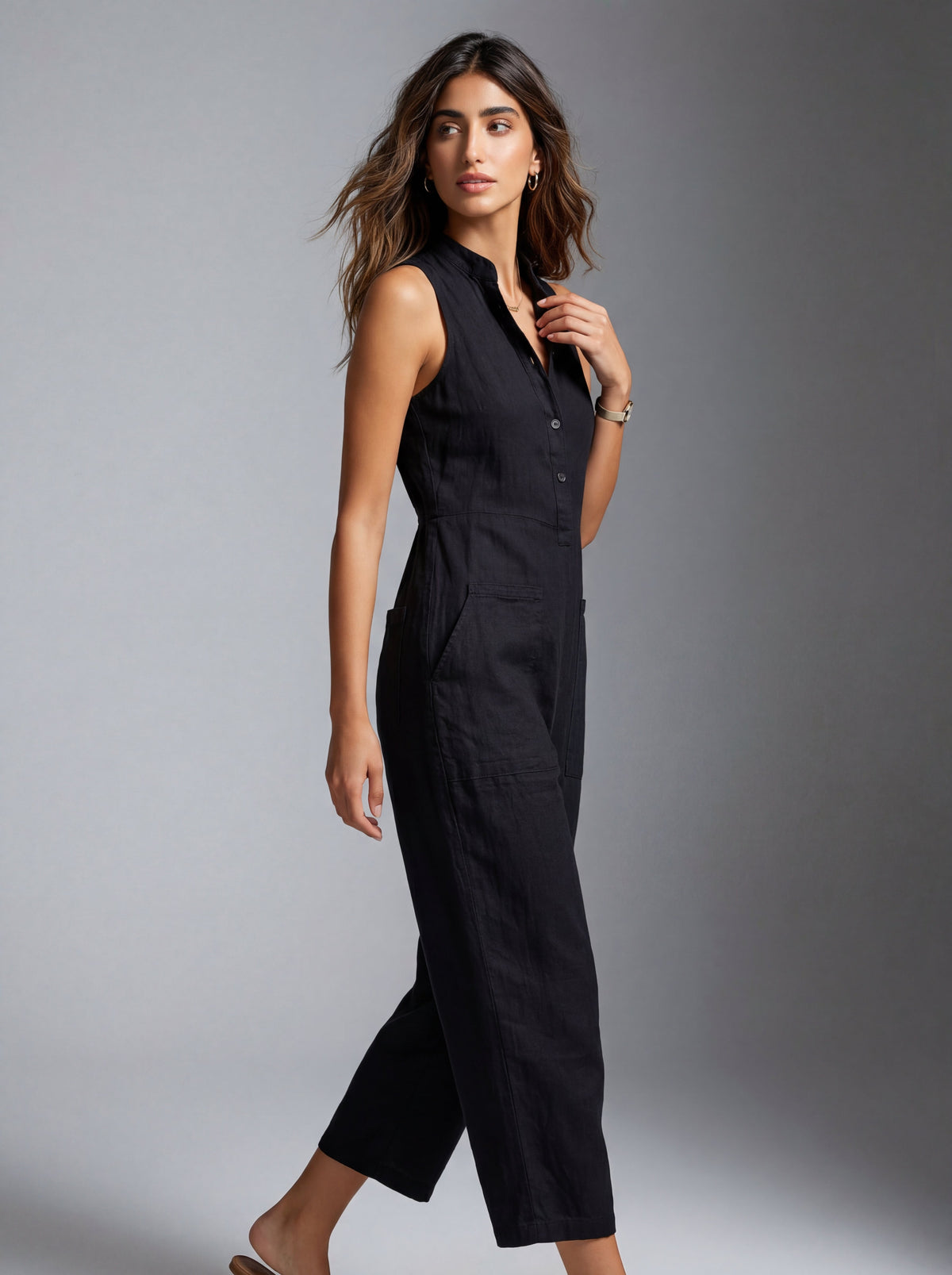 Mono Minimalista sin Mangas Elegante