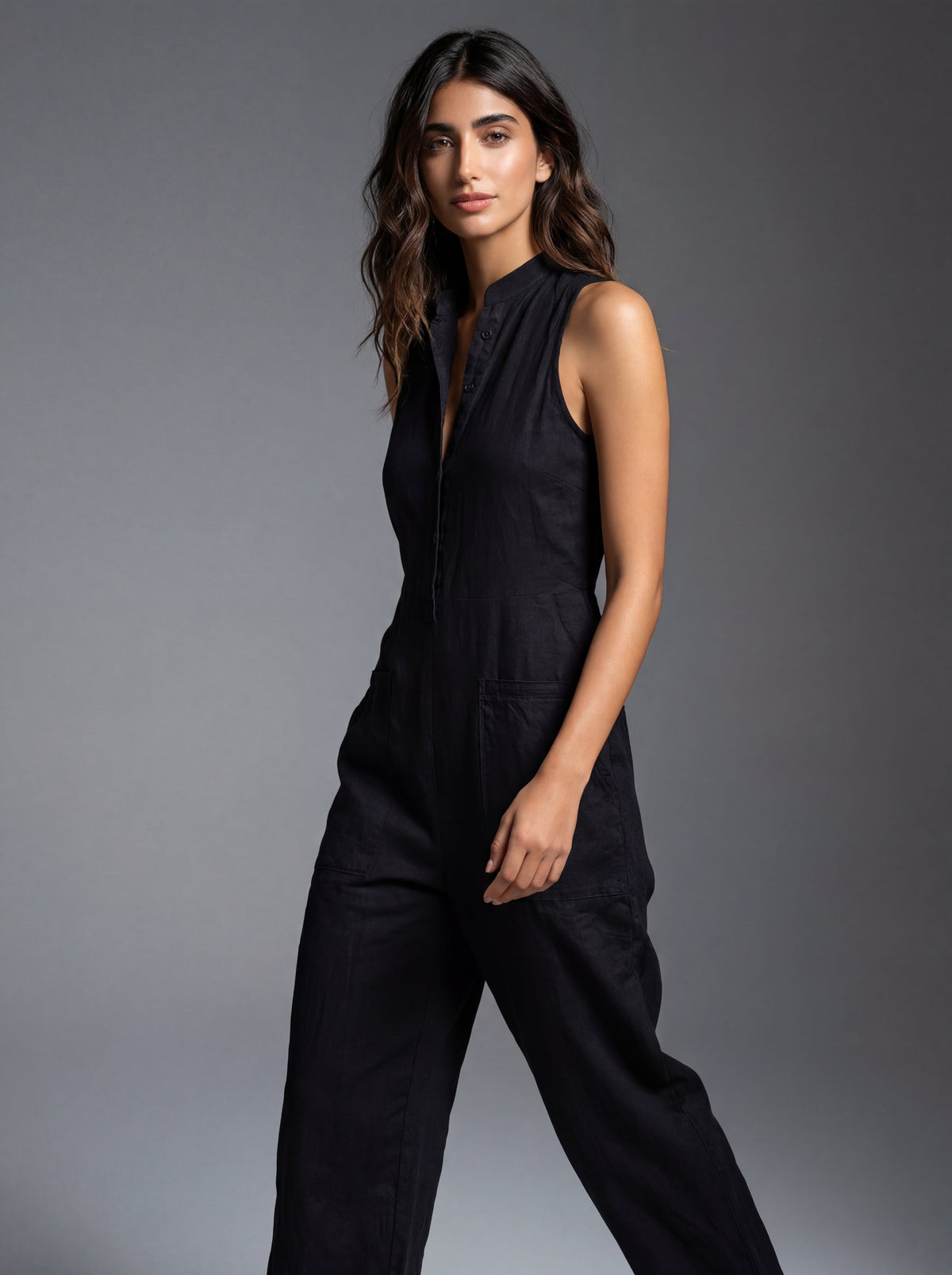 Mono Minimalista sin Mangas Elegante