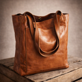 Bolso de piel moderno y elegante