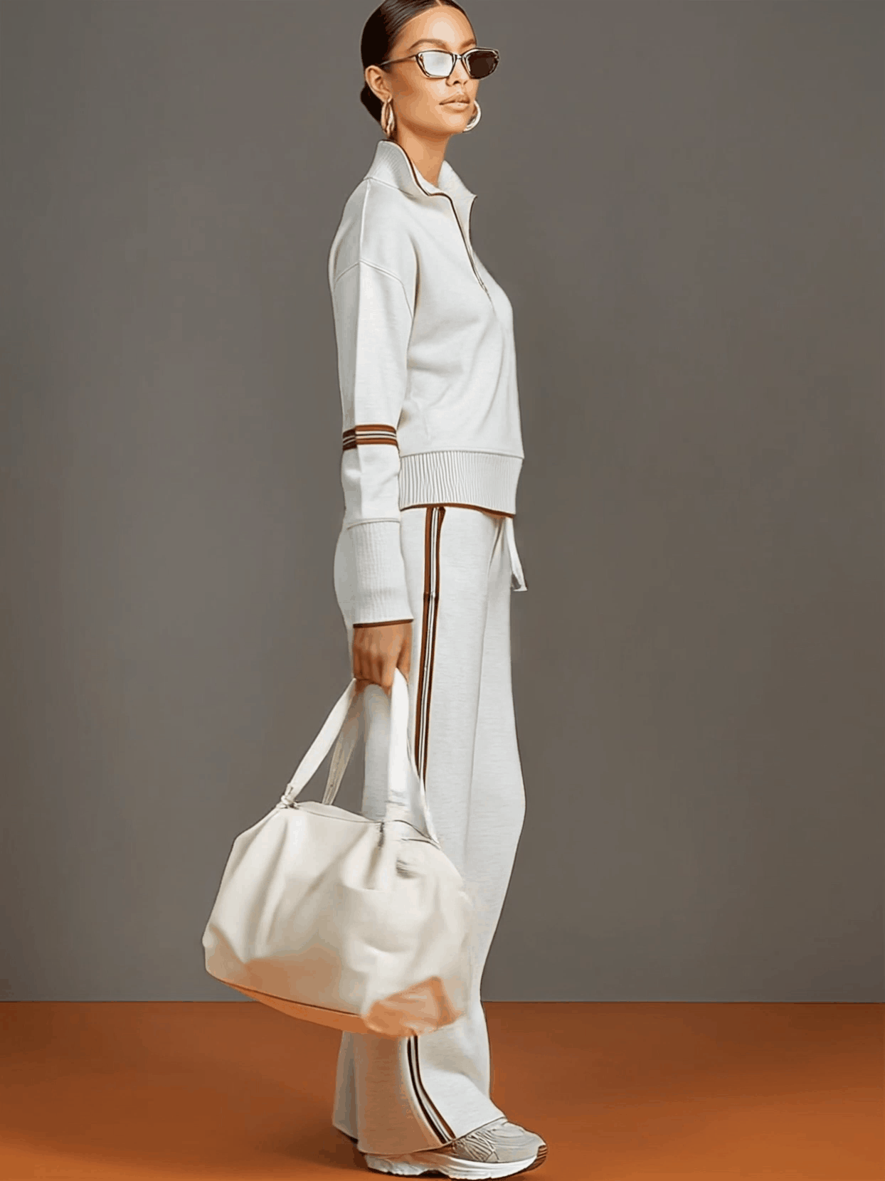 Set Elegante con Pantalón de Pierna Ancha