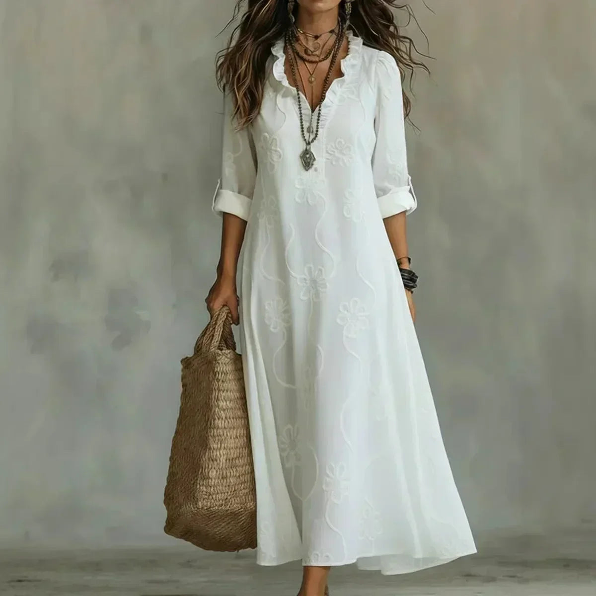 Vestido Floral Elegante