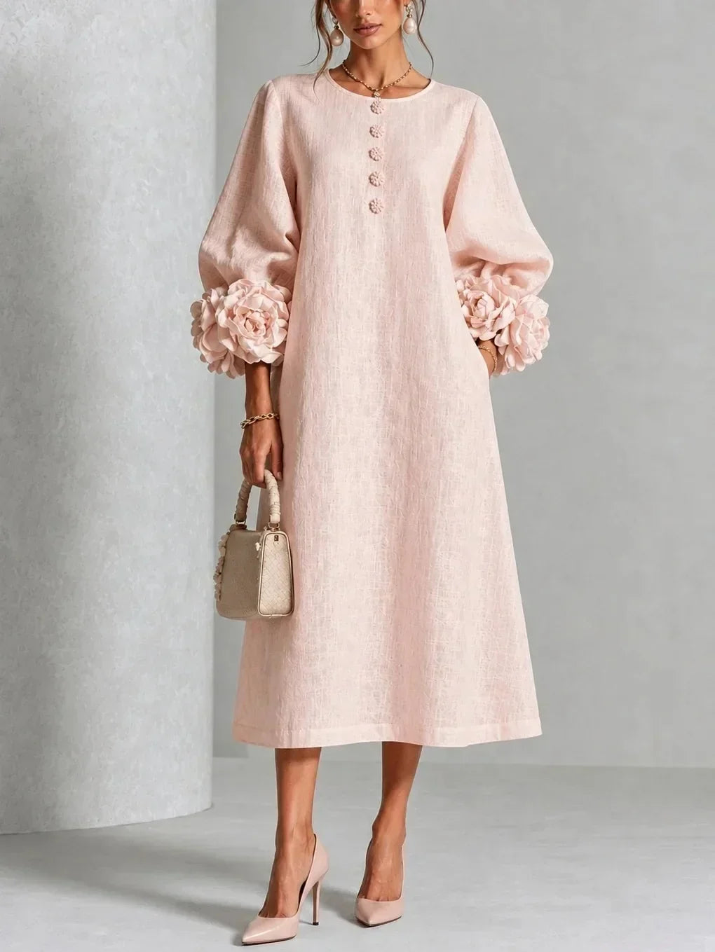 Vestido Floral Midi