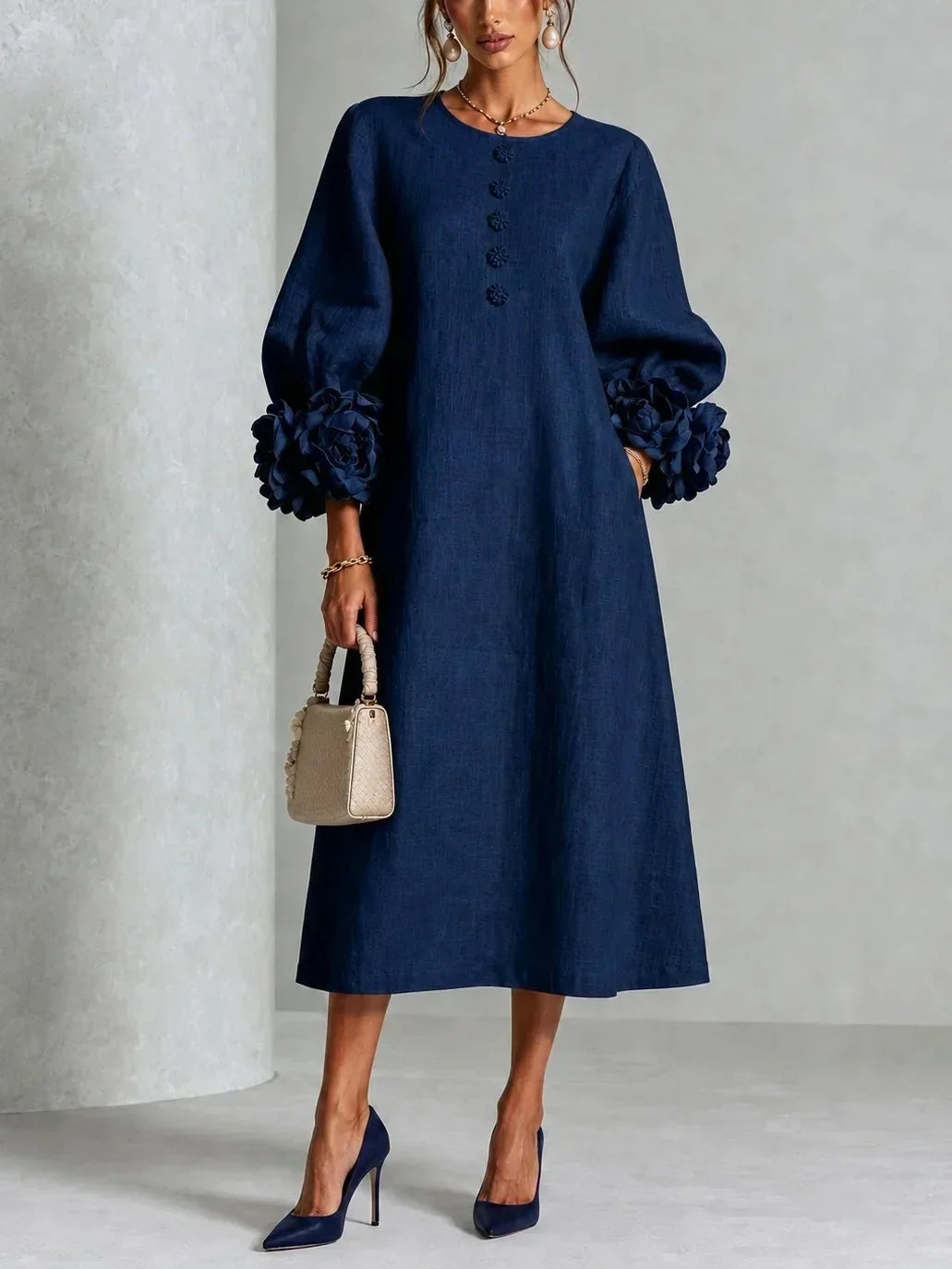 Vestido Floral Midi
