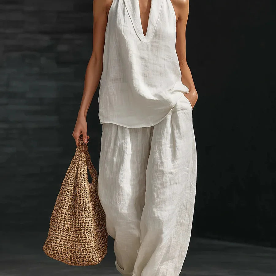 Conjunto Casual Sin Mangas