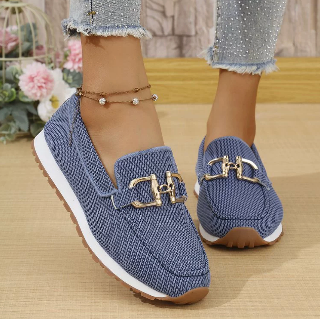 Zapatillas deportivas tipo mocasín ortopédico