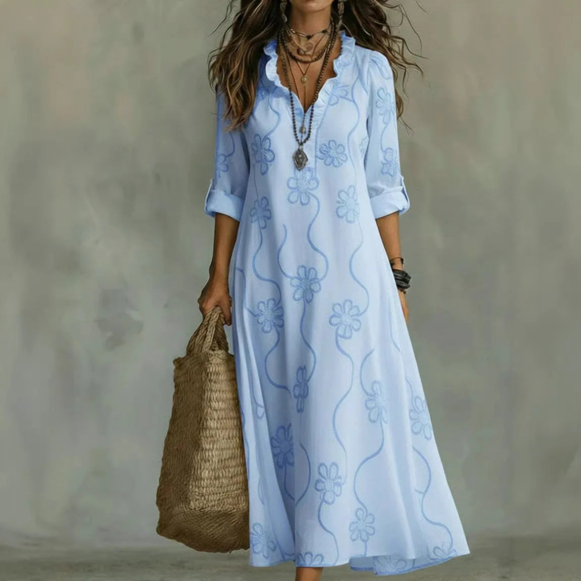 Vestido Floral Elegante