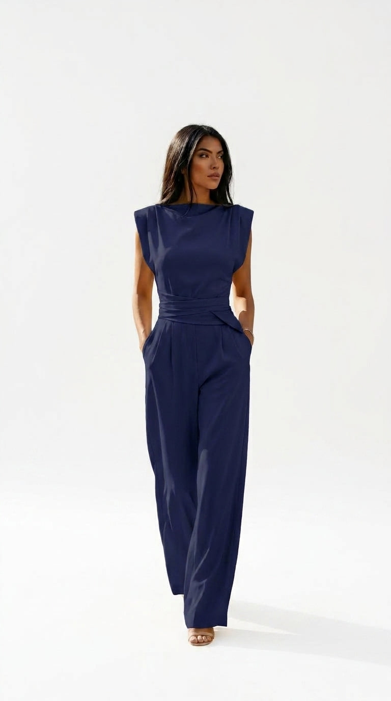 Mono con Cintura Definida Elegante