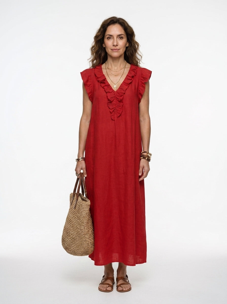 Vestido largo bohemio