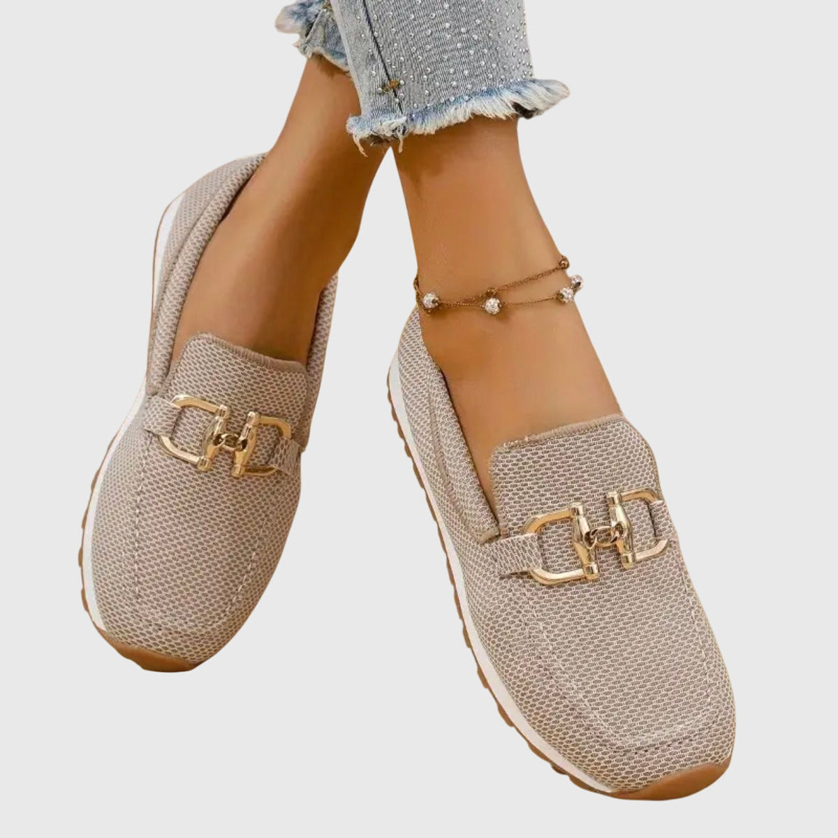 Zapatillas deportivas tipo mocasín ortopédico