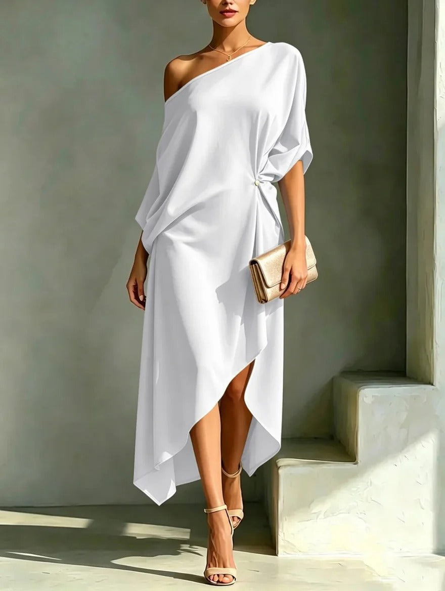 Vestido asimétrico elegante