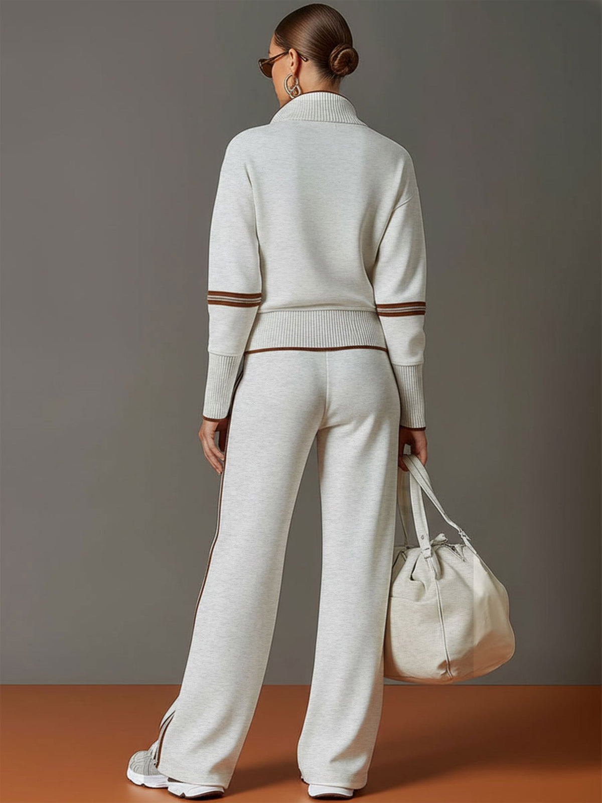 Set Elegante con Pantalón de Pierna Ancha