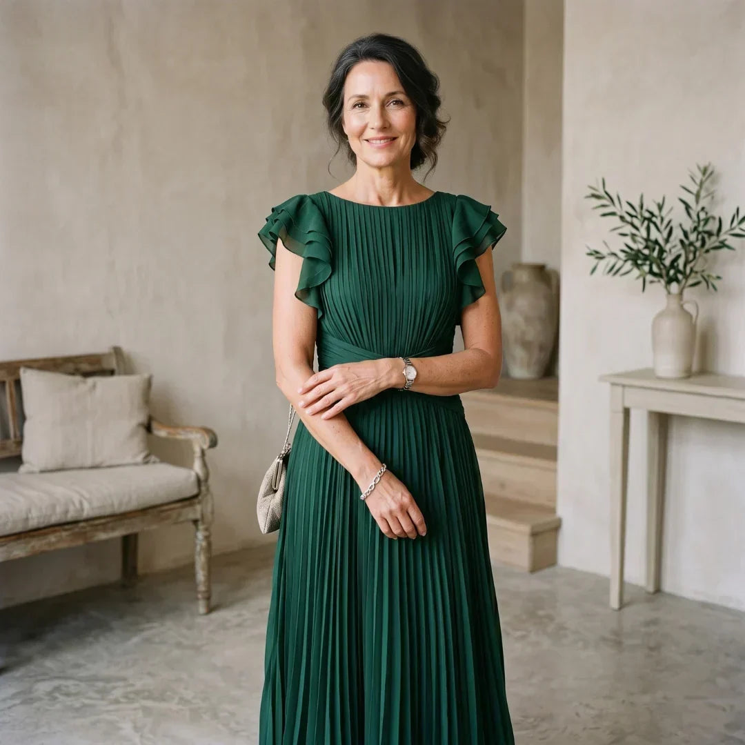 Vestido Plisado Elegante que Realza tu Figura