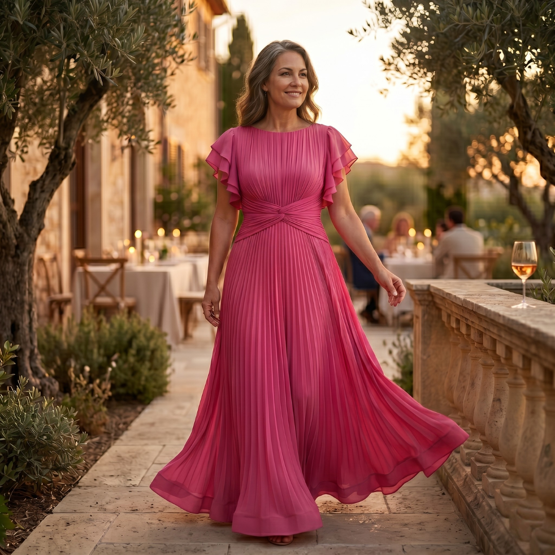 Vestido Plisado Elegante que Realza tu Figura